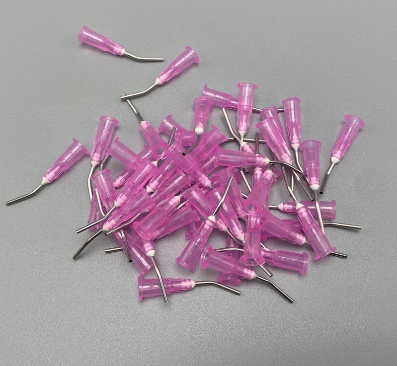 100Pcs/pack Dental Needle Tips for Etch Gel Composite Flow Applicator 18/19/20G