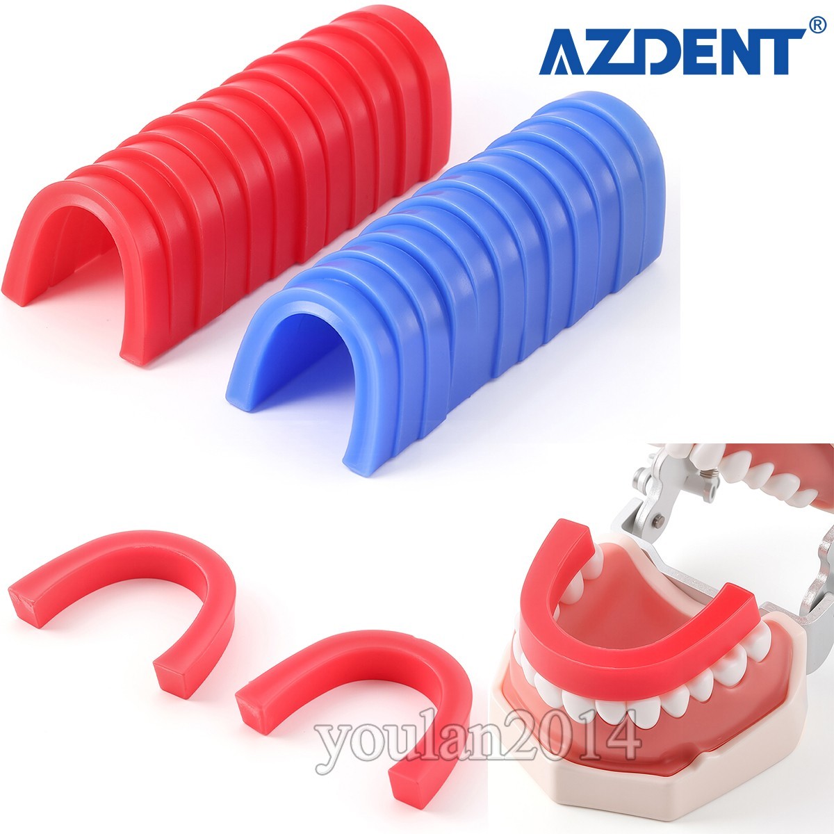 Dental U Shape Wax Rim Model Base Plate Wax Occlusal Casting Bite Block