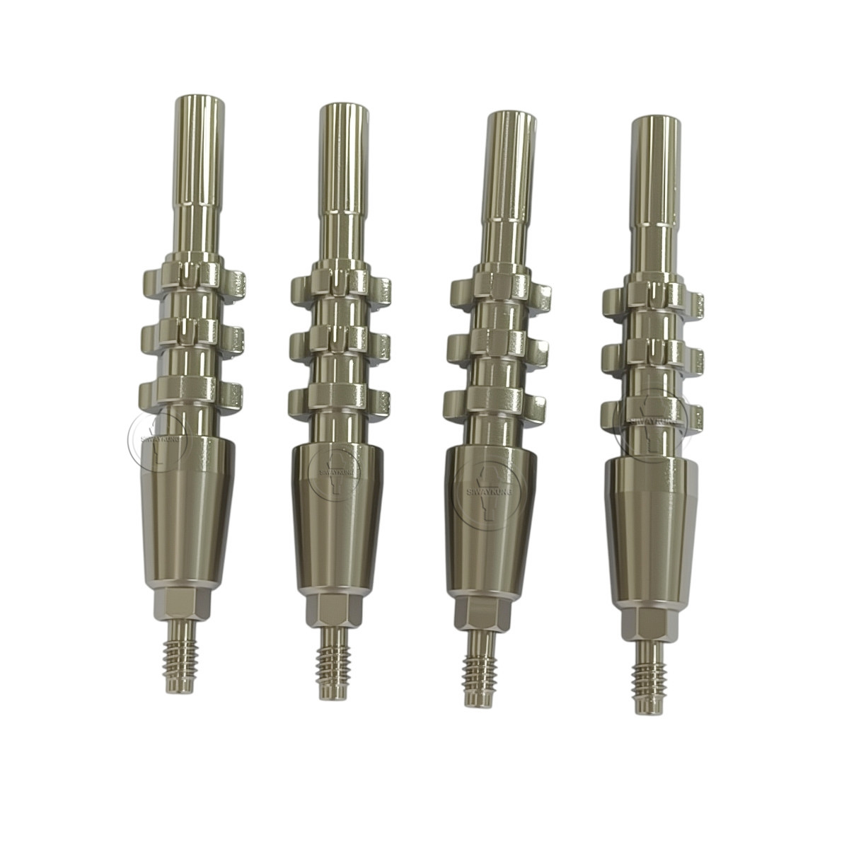 10 pcs Zimmer 3.5 compatible Ti transfer abutment Open Tray Transfer