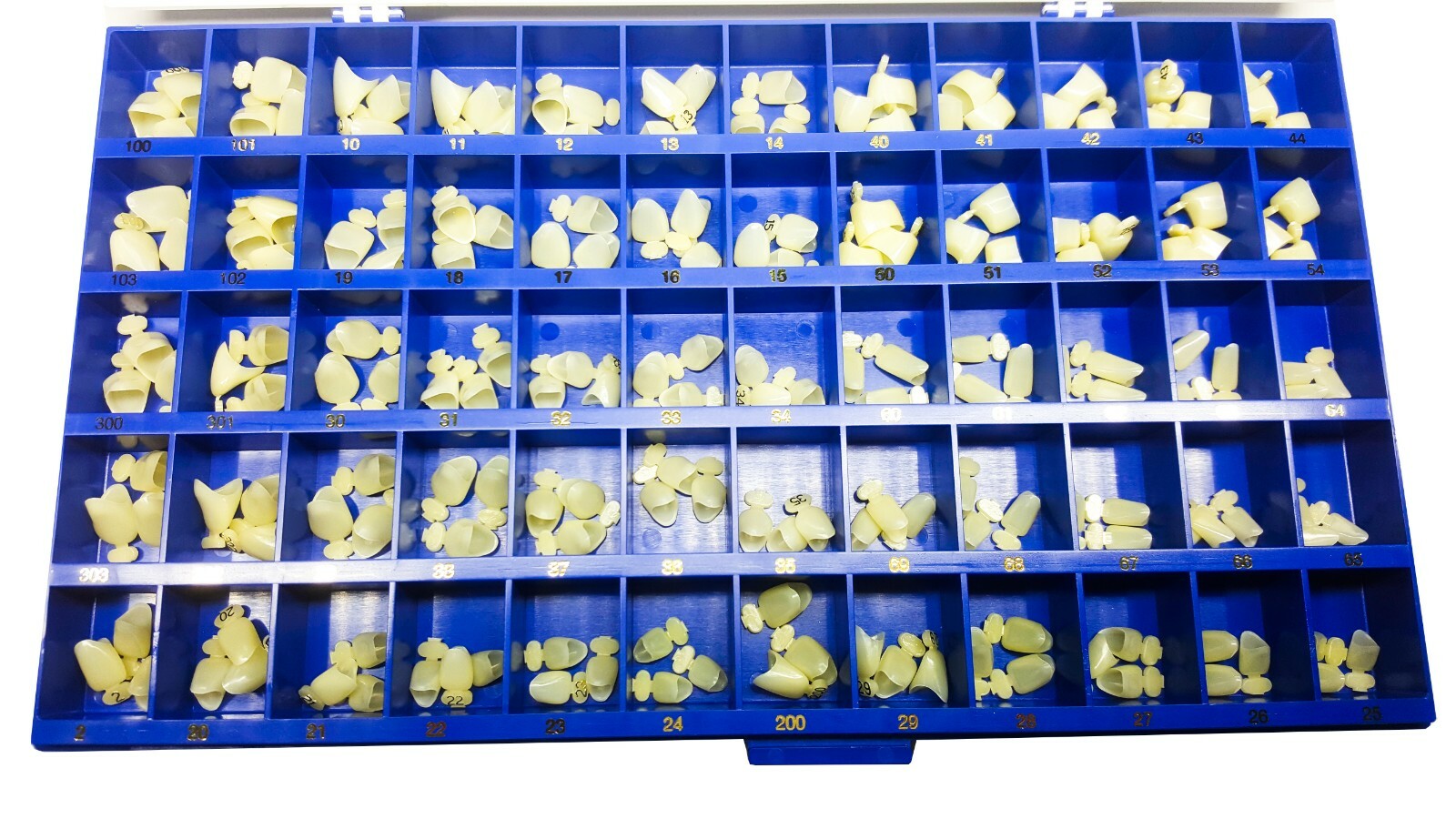 Super Crown Temporary Polycarbonate crowns set 180 pcs Swedish Dental AB