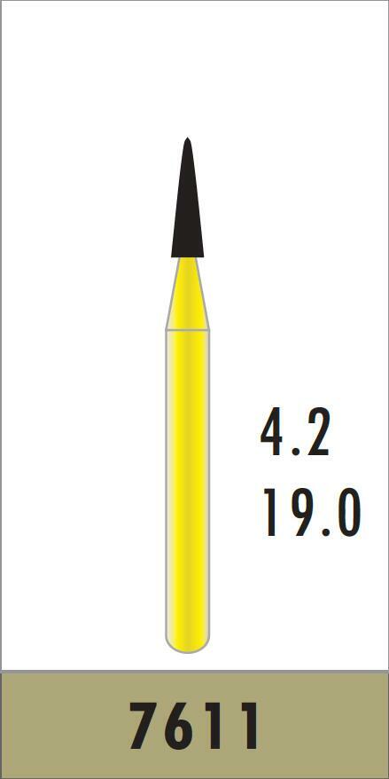 SUPÉR Taper Pointed 159/010 12 BLADE TRIMMING & FINISHING CARBIDE 7611