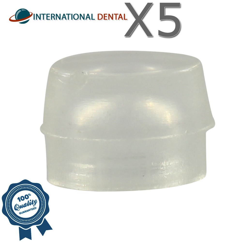 5 Standard Silicone Micro Ø1.8mm Size Caps For Ball Attachment Dental Fixture