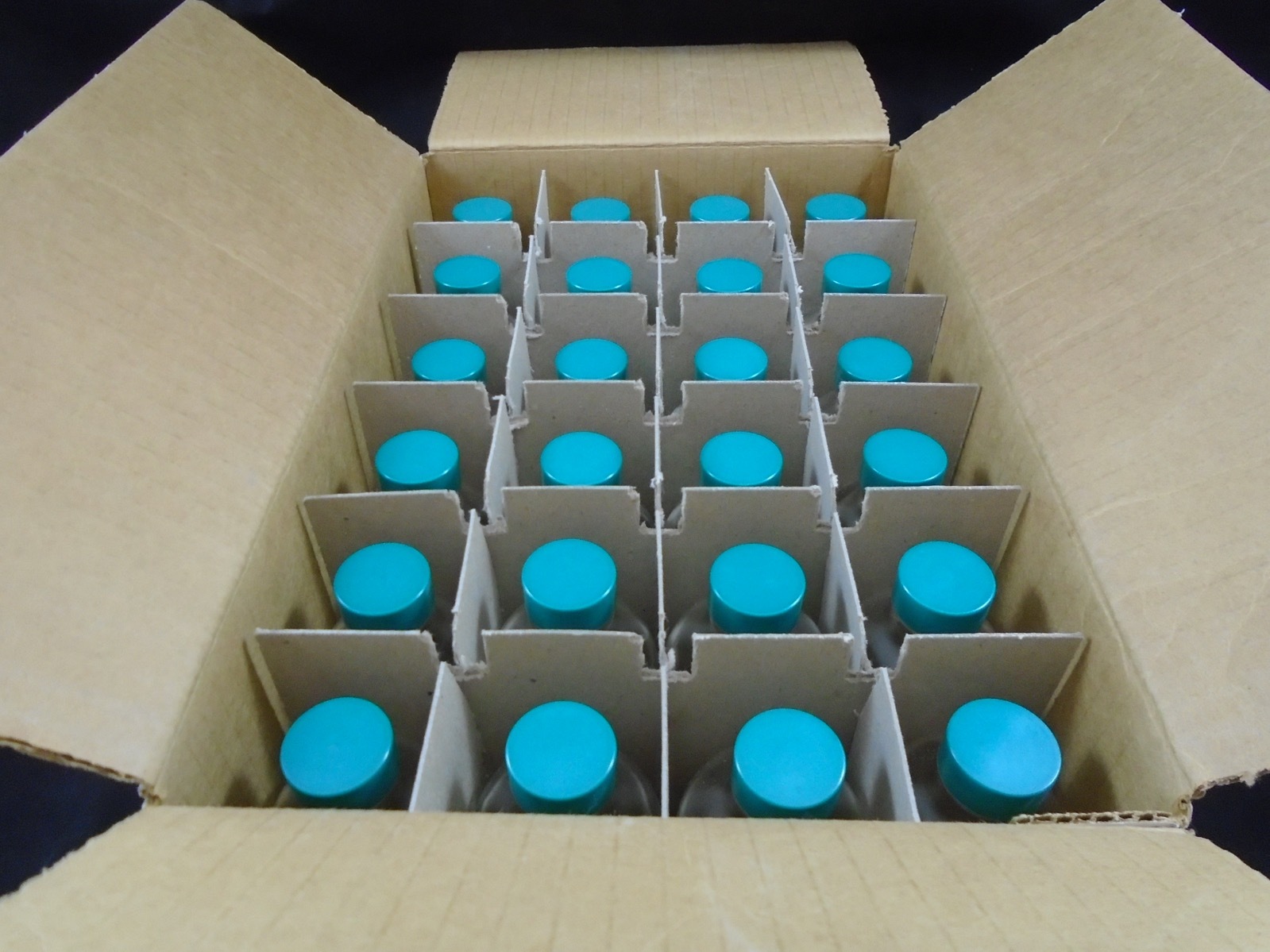 VWR Qorpak Glass 120mL 4oz Clear Narrow Mouth Boston Round Bottle (Case of 24)