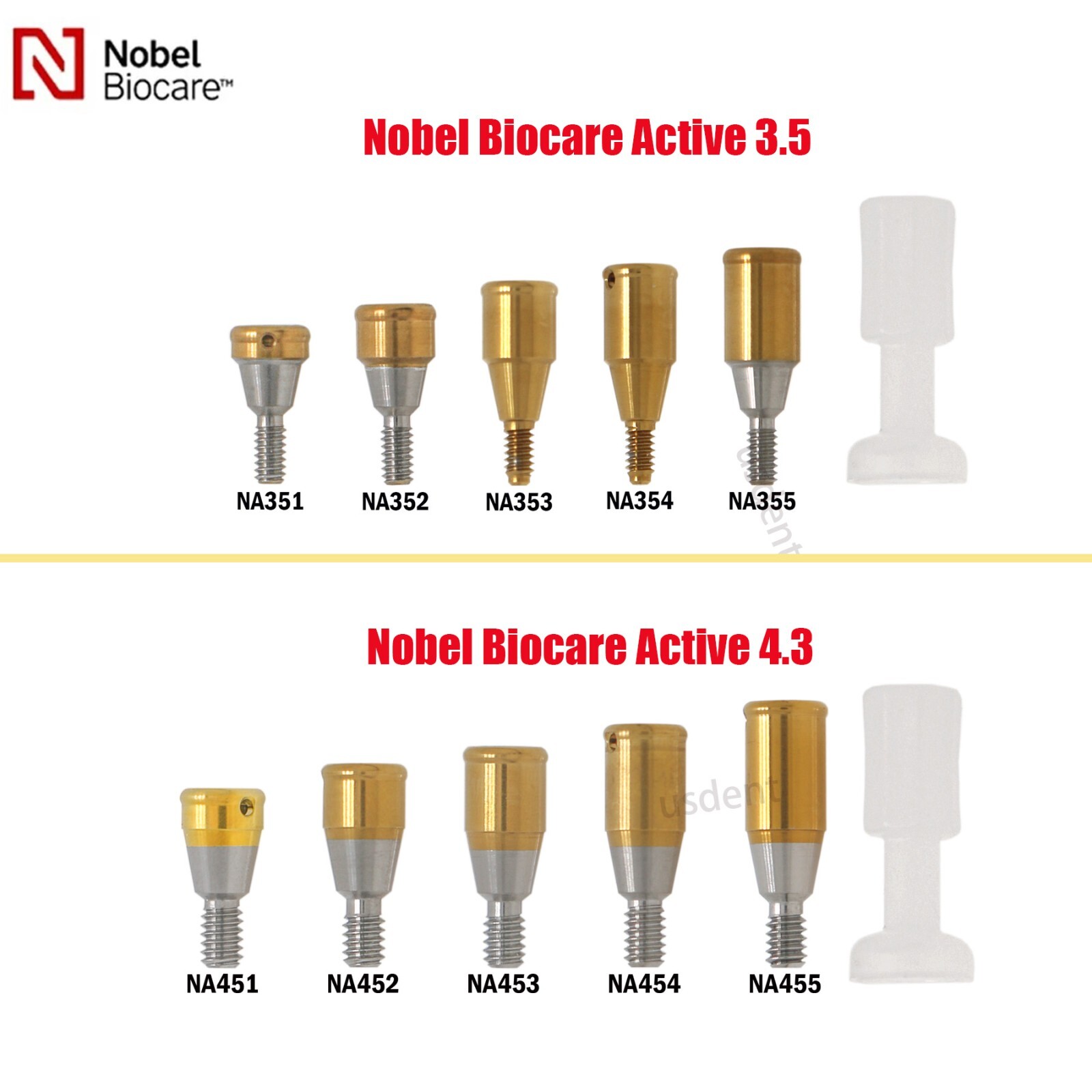 US Locator Tapered System Abutment/Caps for Hiossen Zimmer Nobel Overdenture