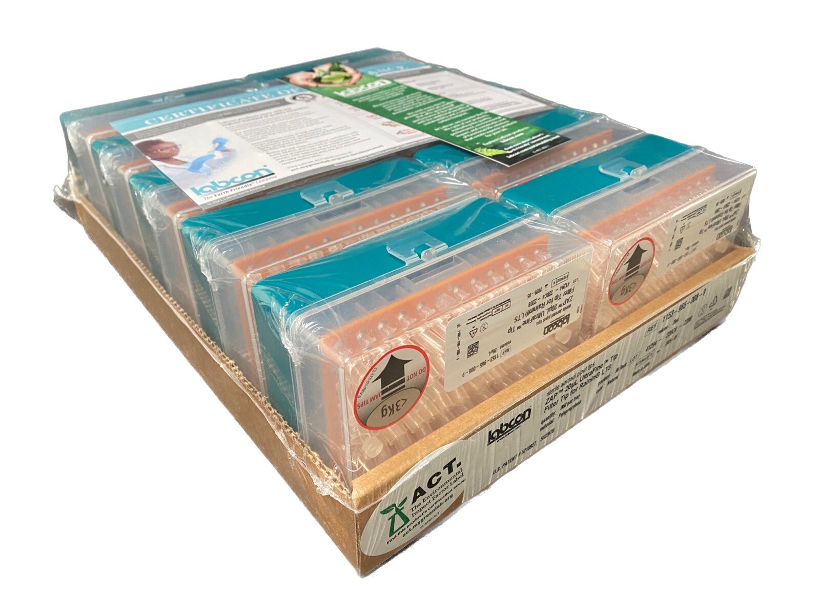 LABCON 20µL ZAP LTS Compatible Aerosol Filter Pipette Tips1153-965-008-9(960/pk)