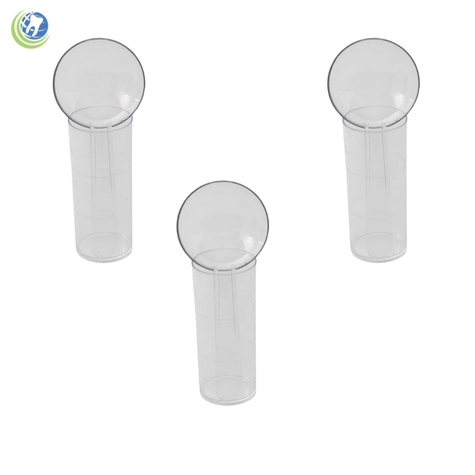 3 X ALGINATE IMPRESSION MATERIAL MEASURING POWDER SCOOP & LIQUID CYLINDER TUBE