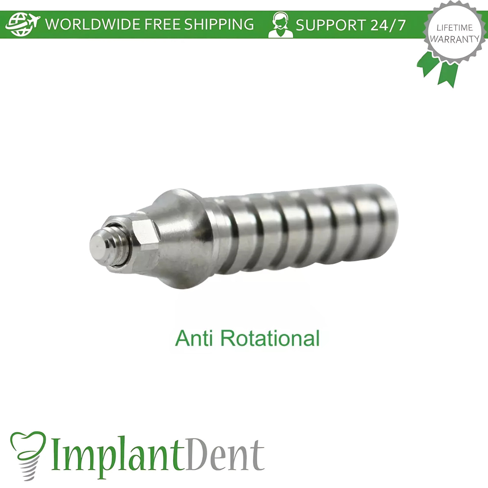 10x Titanium Temporary Dental Prosthetics NP Conical Connection 2.25mm Dentistry
