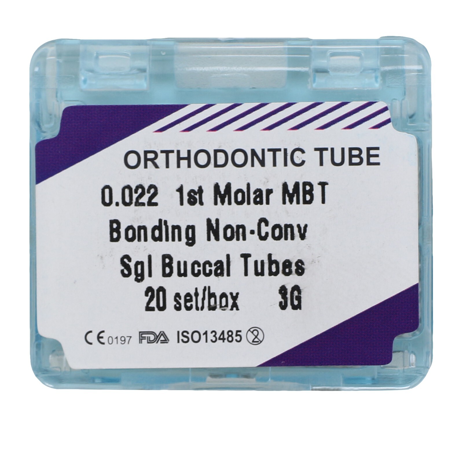 80pcs Dental Orthodontic Buccal Tubes 1st 2nd Molar Roth MBT 022 3G Bondable