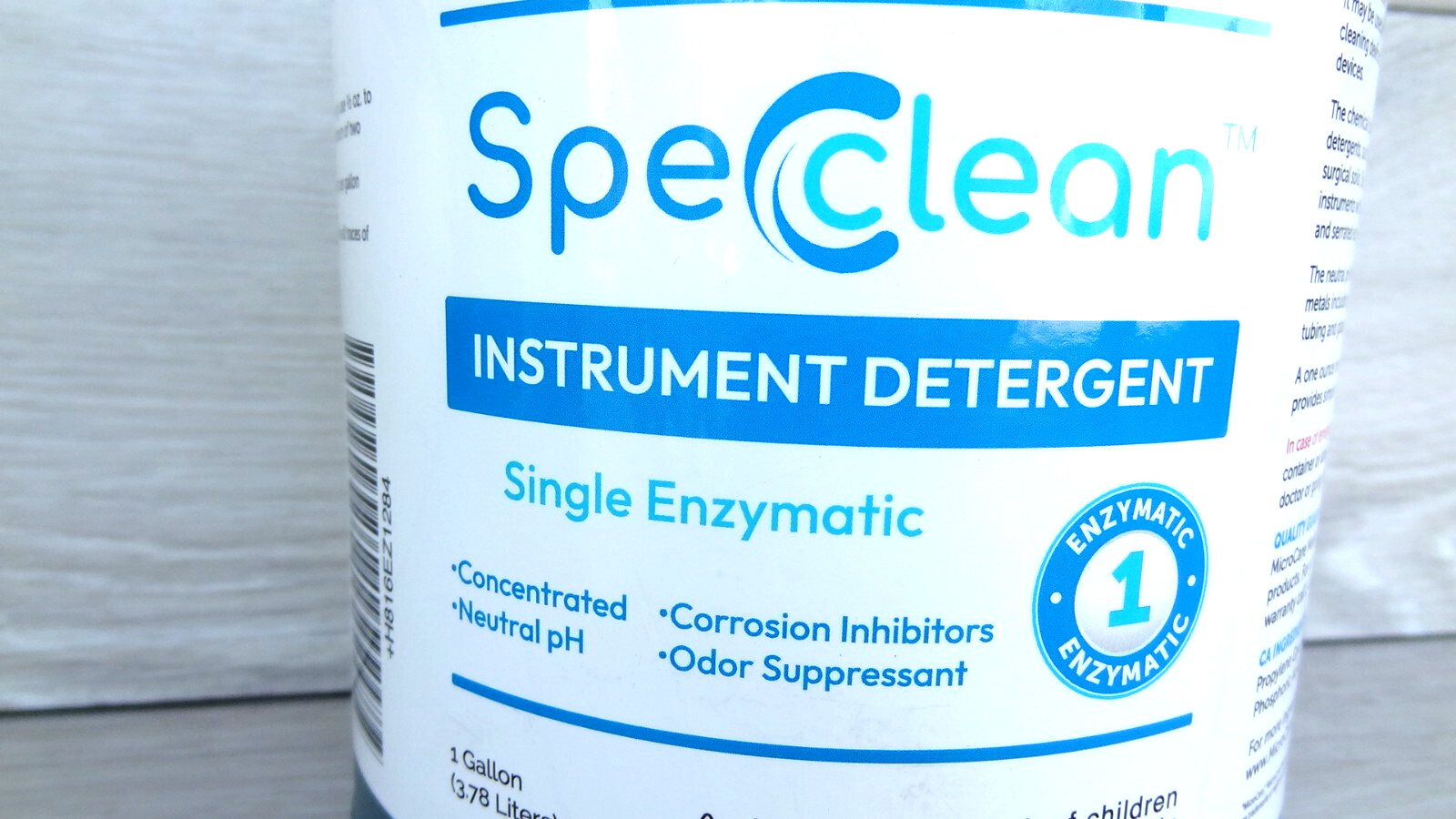 Instrument Detergent Single Enzymatic Concentrated 1 Gal (3.78L) Exp. 2027/02/18