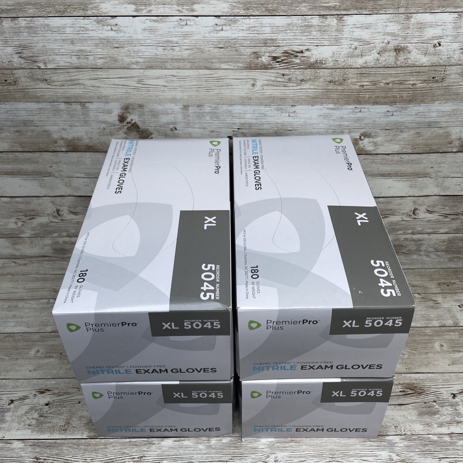 4 Boxes Premier Pro Plus 5045 X-LARGE Nitrile Exam Gloves Powder free Mfg: 02/21