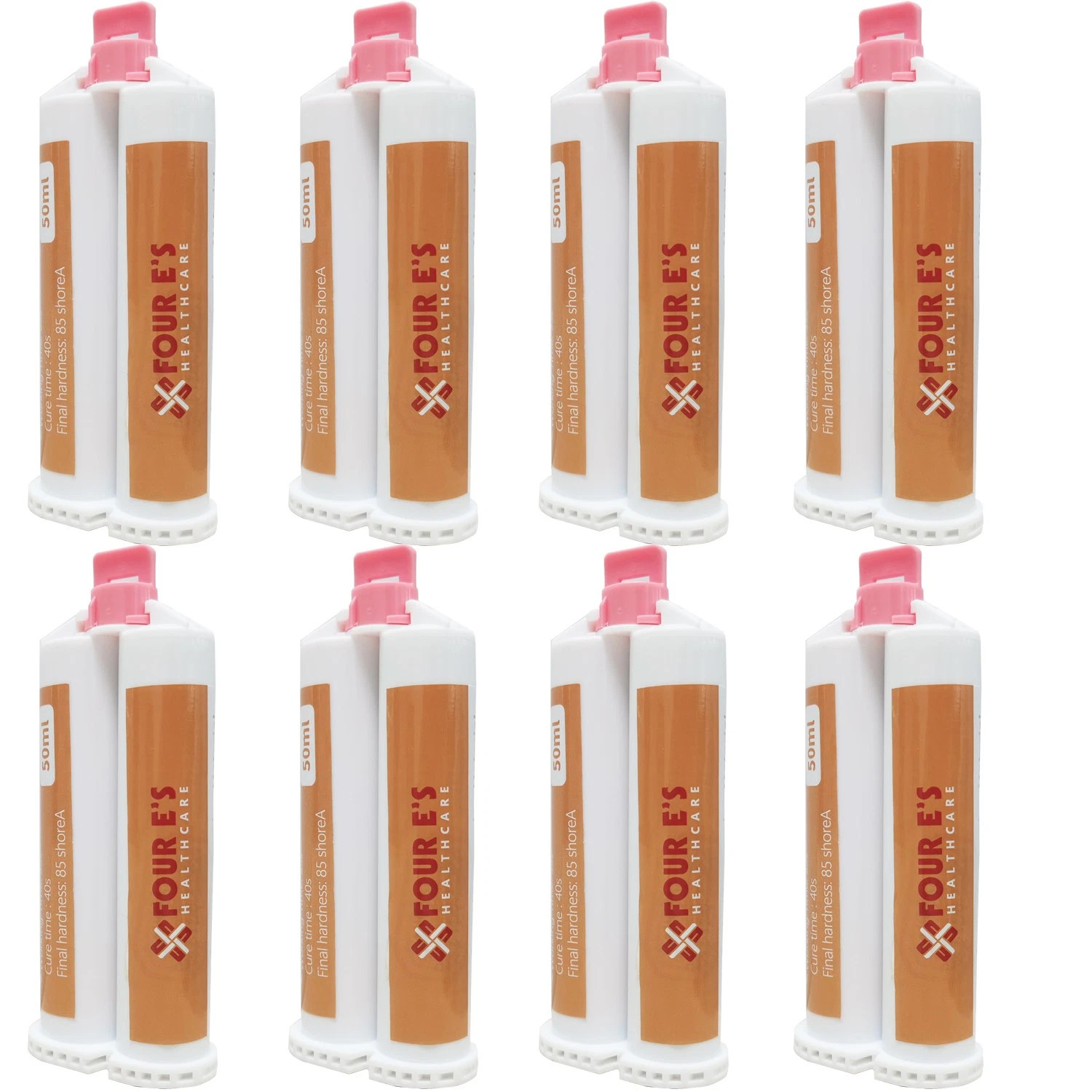 8pcs50ML Dental Impression Material VPS Bite Registration Material Unflavor Fast
