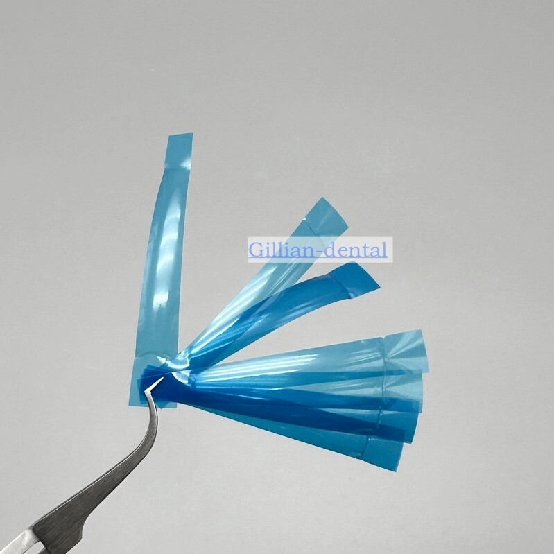 Dental Contoured Anterior Matrix Restoration Matrices Blue Strip M8 0.05mm