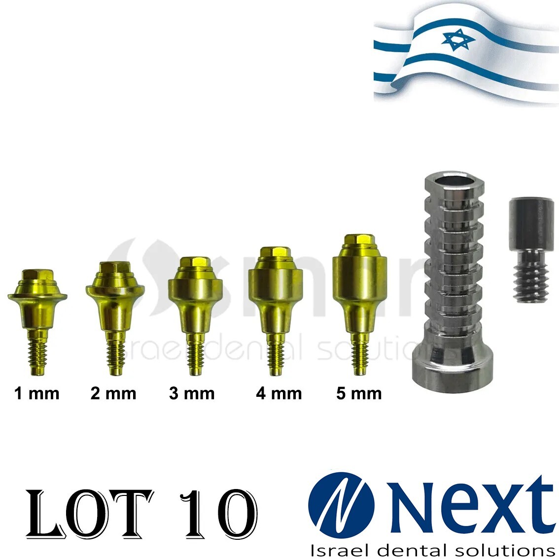 lotx10 MIS conical V3 C1 NP Fit Straight Multi Unit 1-5 mm