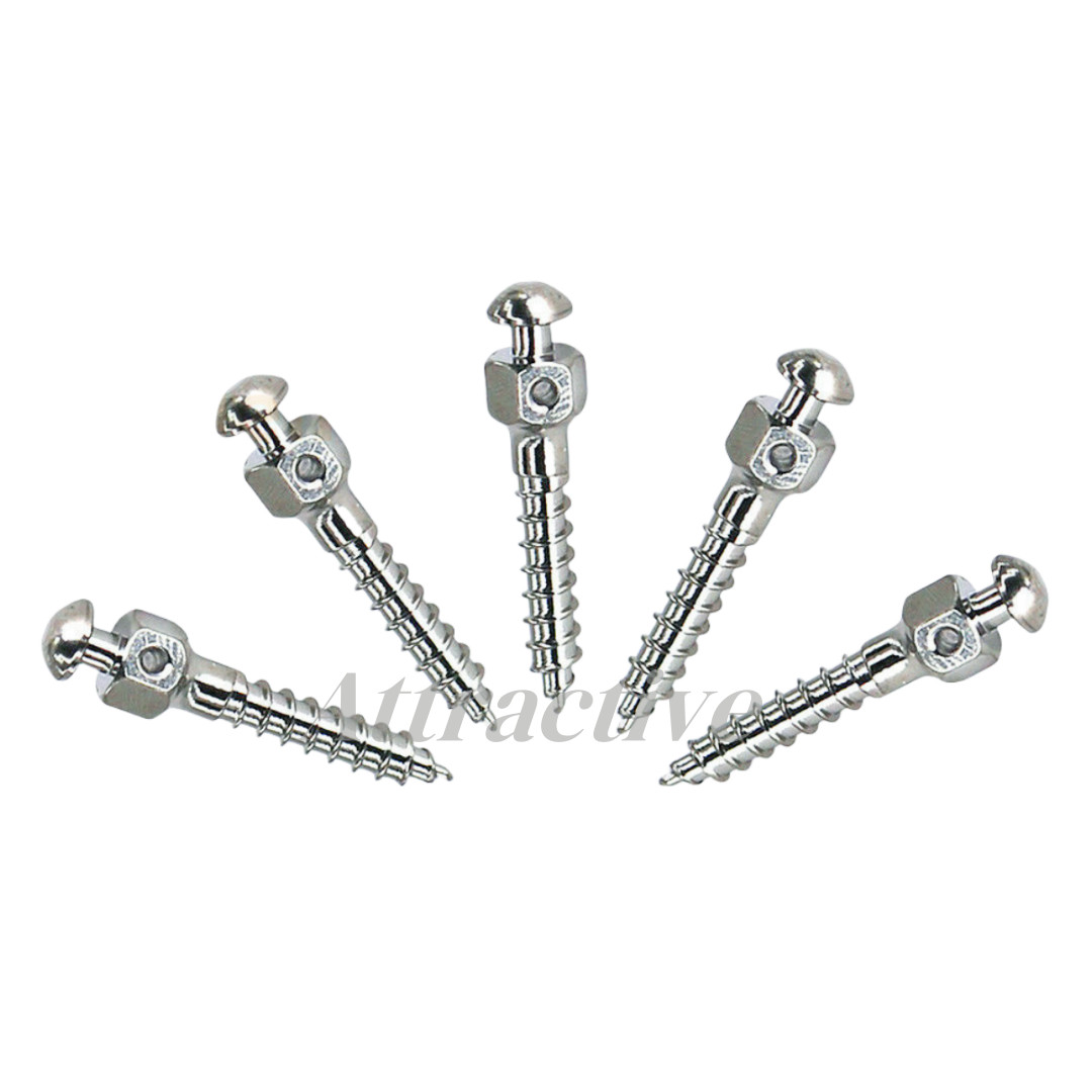 10Pcs Dental Mini Implant Micro Screw Orthodontic Screw Titanium TAD 14 Size USA