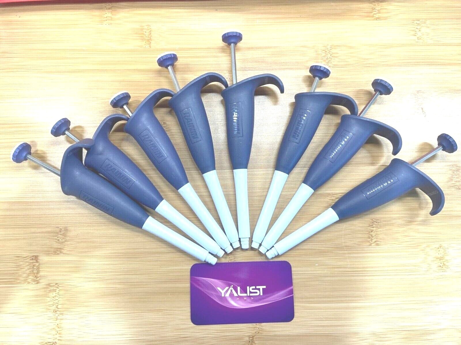 RaininPositive Pos-D Pipette M10 M25 M50 M100 M250 M1000 – Calibrated