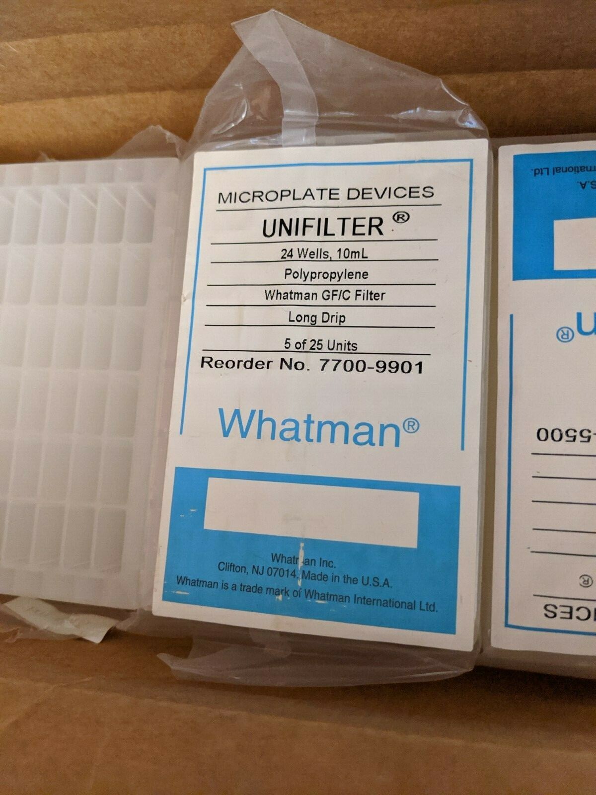 Whatman 7701-5500 UNIPLATE 48-Well x 5mL Microplate / Case of 25
