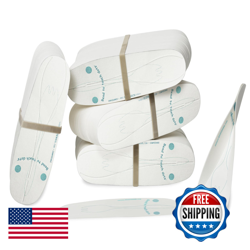 Sp Scienceware Ecotensil Disposable Uncoated Paper Sampling Spoon Eco-Friendly