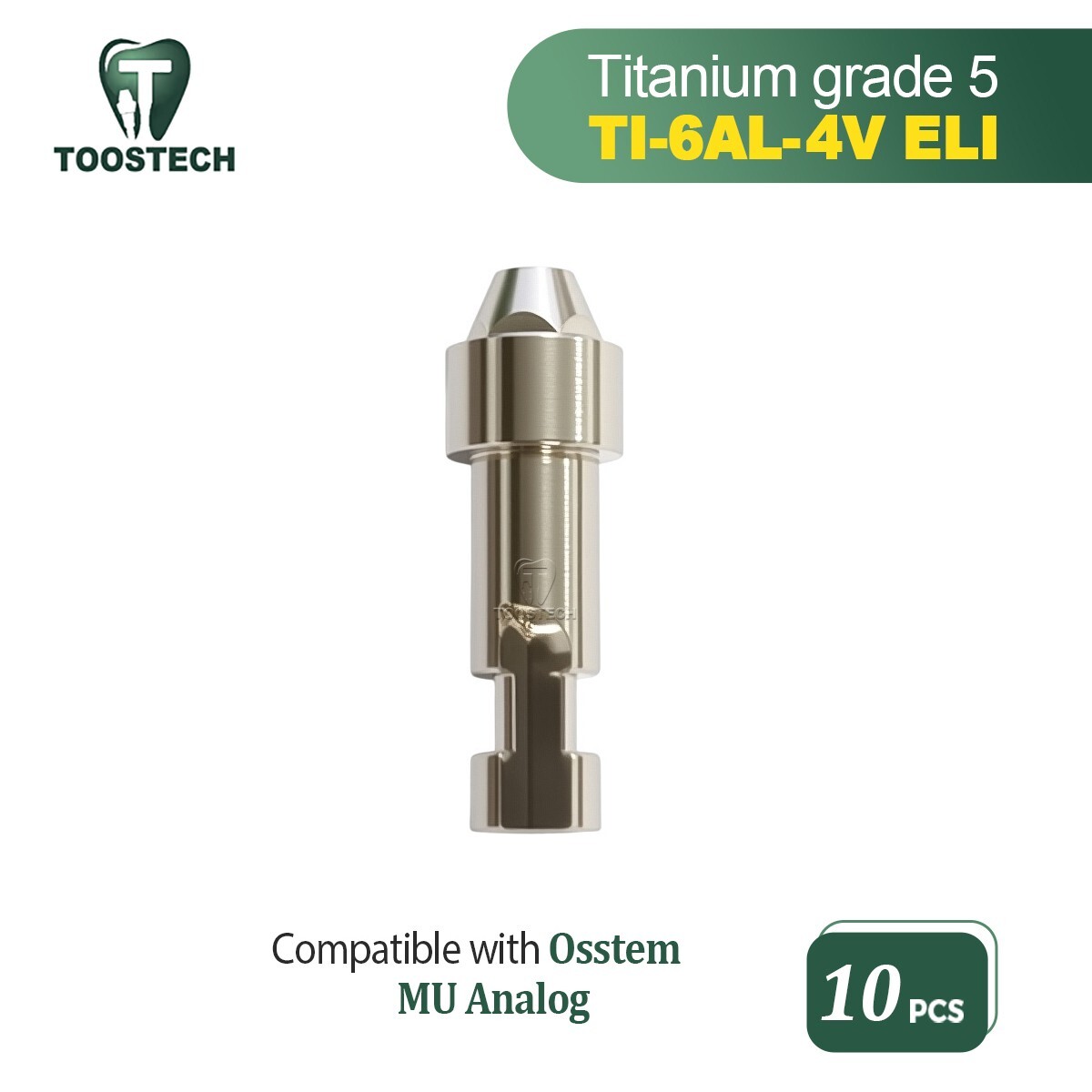 10pcs MU lab analog Multi unit analog compatible with Hiossen Osstem TS D4.8mm