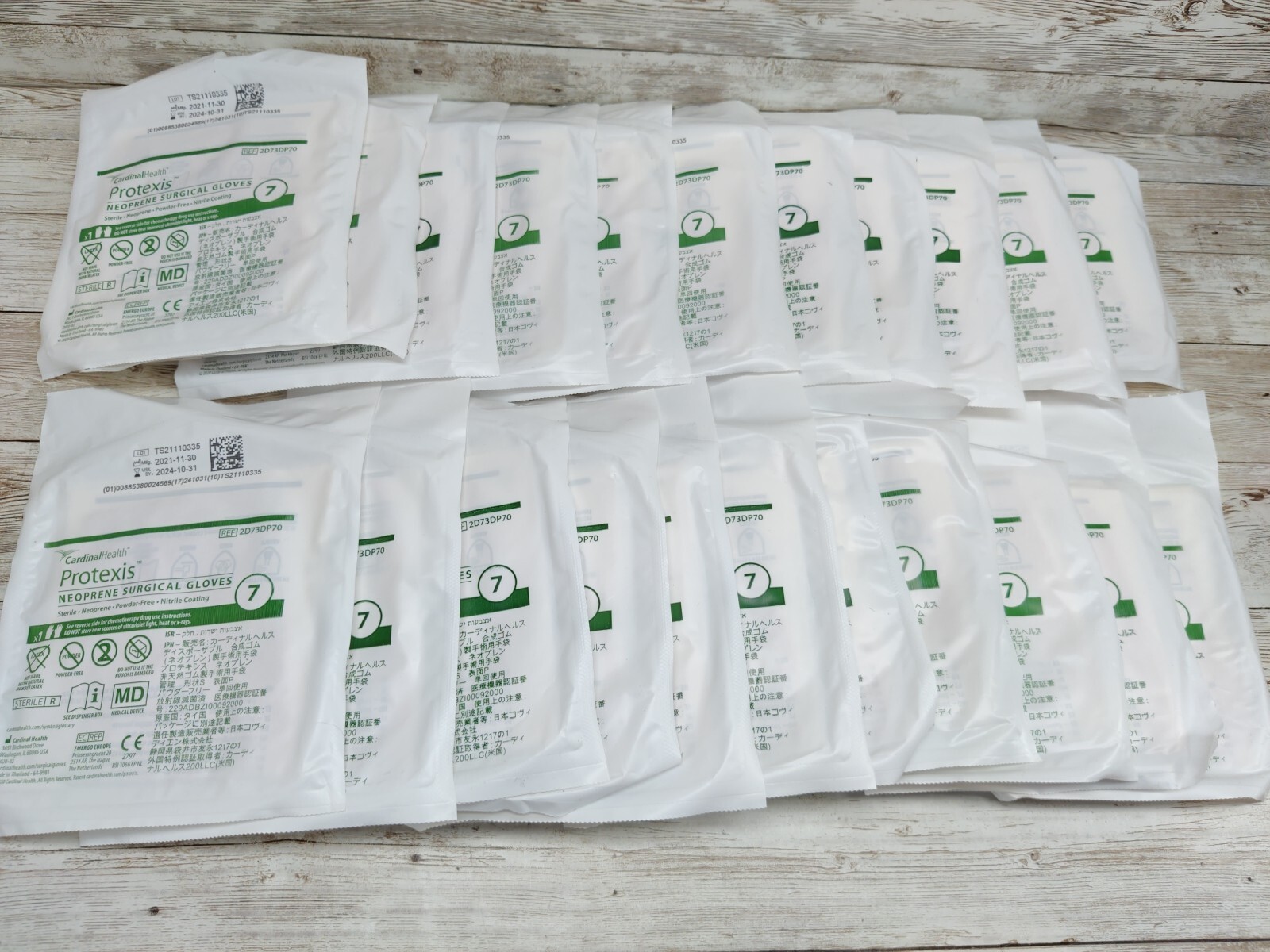 *22 PAIR* Protexis Neoprene Surgical Gloves, 2D73DP70, Size: 7 Exp: 10/24