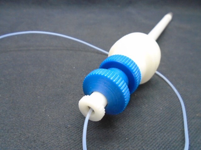 PTFE Small Chromatography Flow Adapters for 1/16” OD Tubing 9” OAH