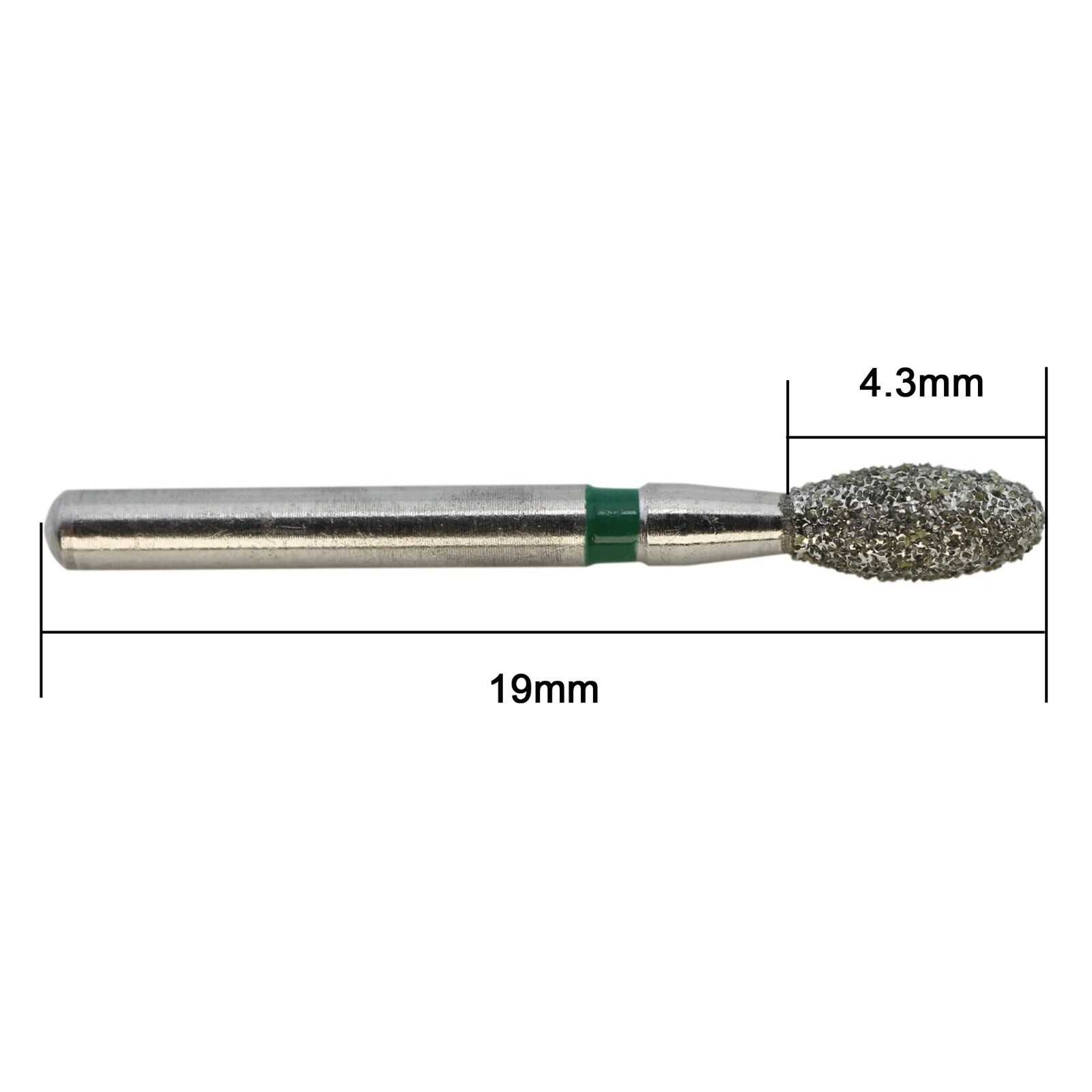 Dental Diamond Burs FG 379/023C 379/023XF Egg Football for High Speed Handpiece