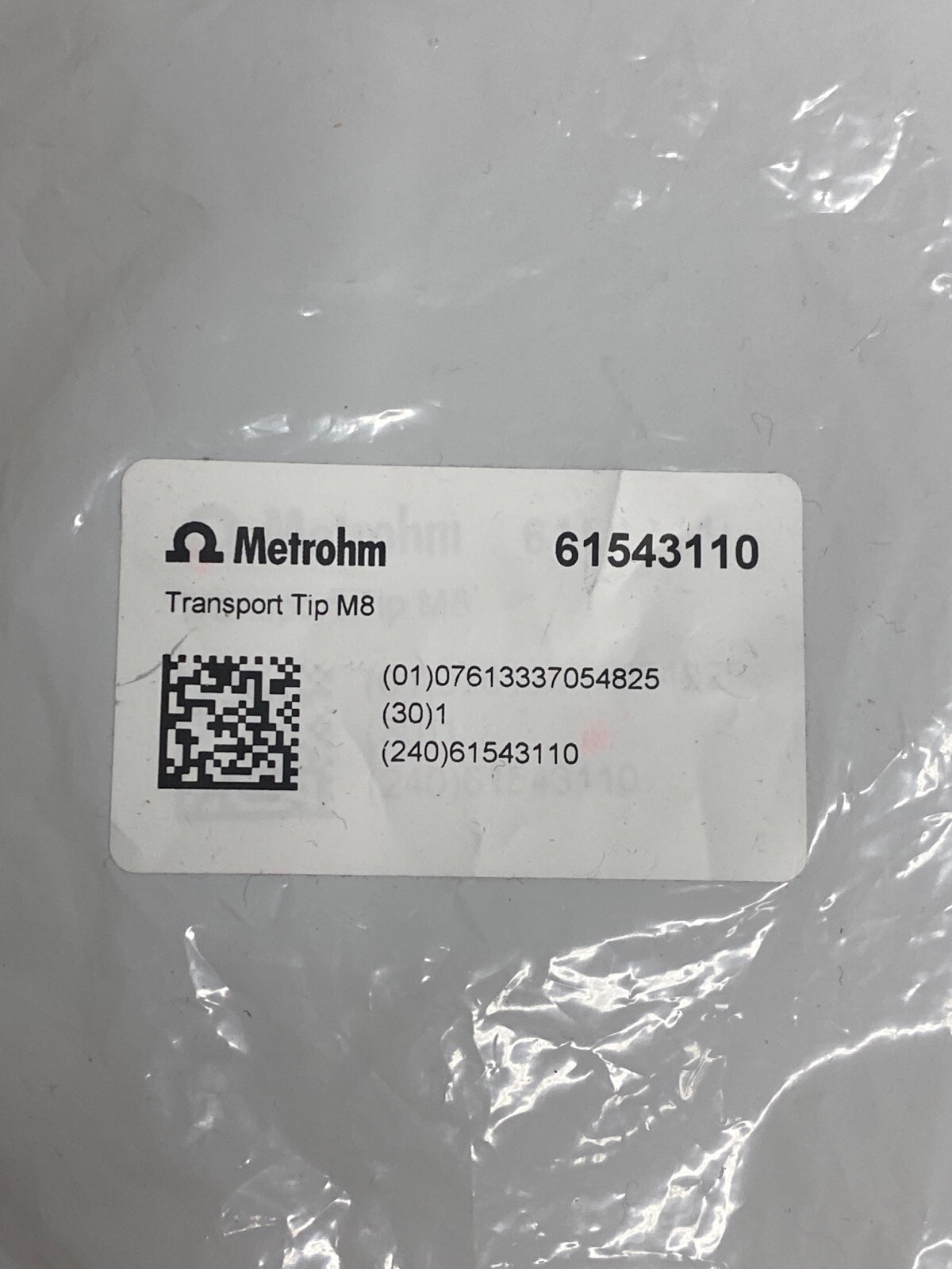 METROHM Dosing Transfer Tip With M8 Thread 151mm Length 6.1543.110