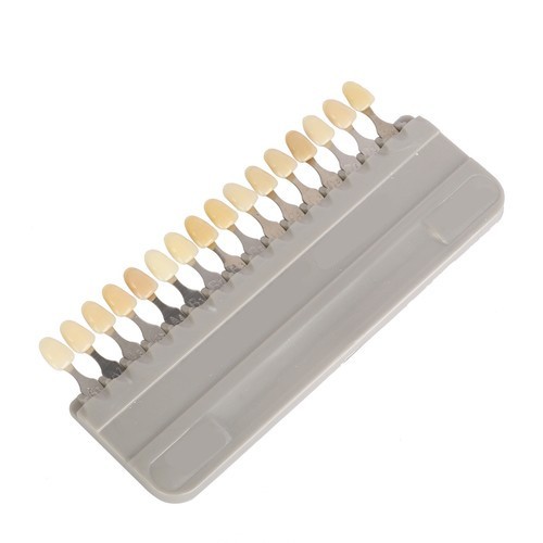 Classical Shade Guide Dental Materials A1-D4 16 Colors Teeth Whitening Card Box