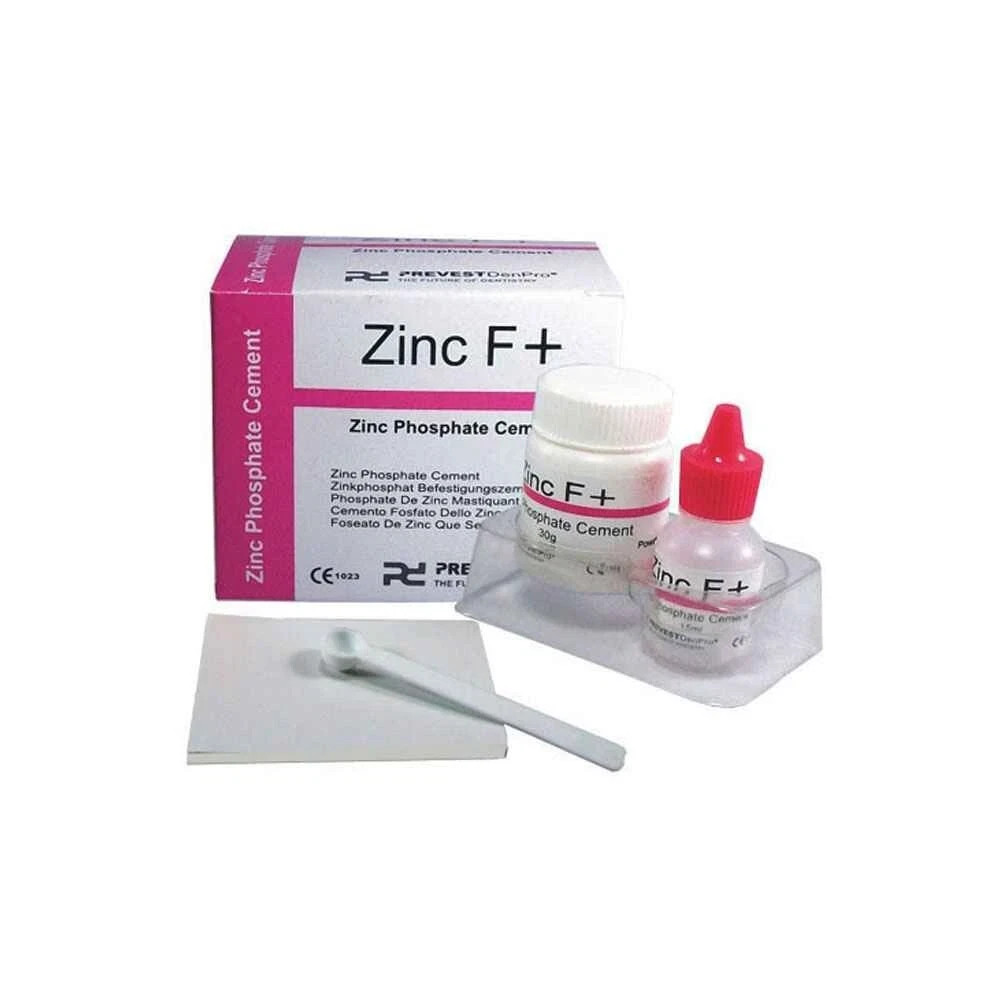 Prevest Denpro Zinc F+ Plus Powder And Liquid Kit Phosphate Cement Dental