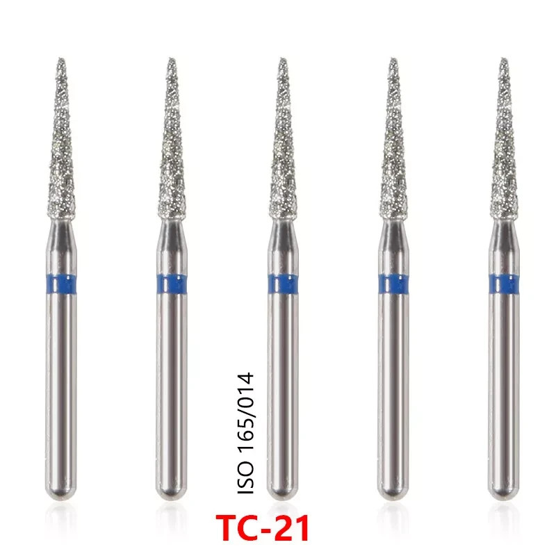 100 Types Dental High Speed Handpiece Round FG Tapered Diamond Bur 50 Pcs/Pack