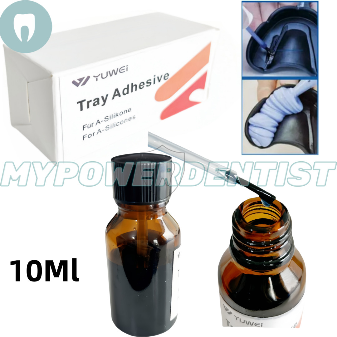 10ml Dental Tray Adhesive Plastic Silicone Metal Plastic Bond Temporary Bonding