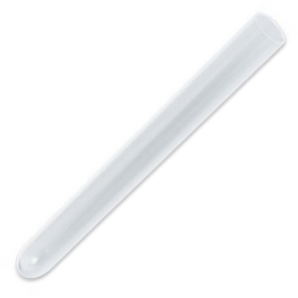 Plastic Test Tubes with Green Caps, 16X100mm, Polystyrene, (4 Packs of 25)