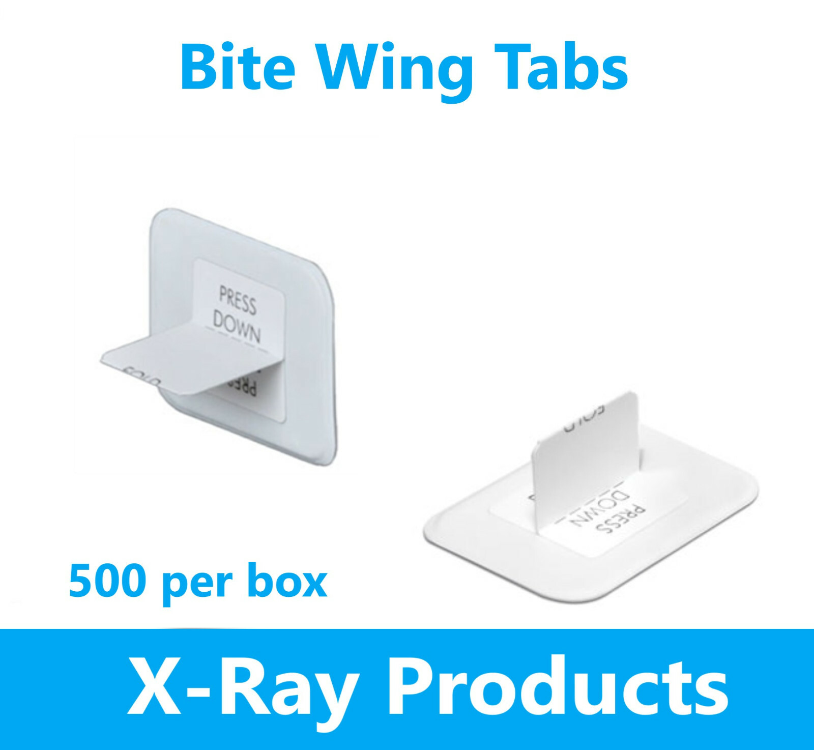 Dental X-ray Bite Wing Tabs Self-adhesive 500/Box ,