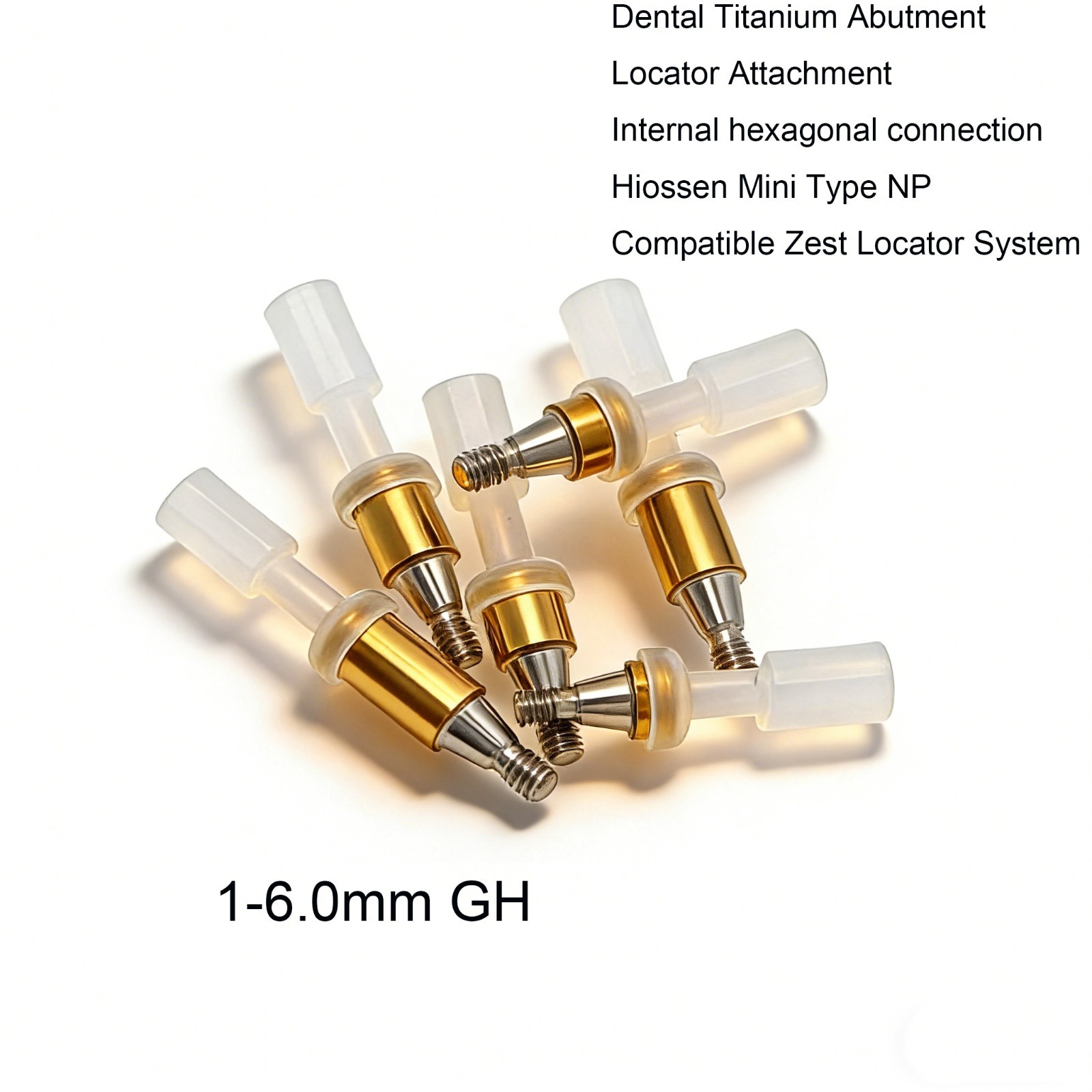 Hiossen ET Mini/Regular Platform Compatible ZEST Locator system Legacy Abutment