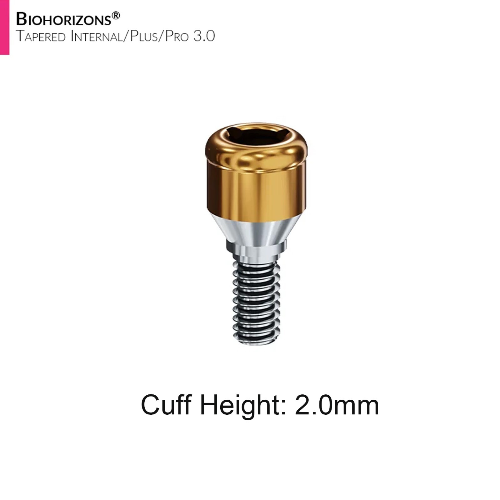 Fit ZEST Locator Anchor Legacy Abutment 3.0 Int Hex BioHorizons Tapered Pro Plus