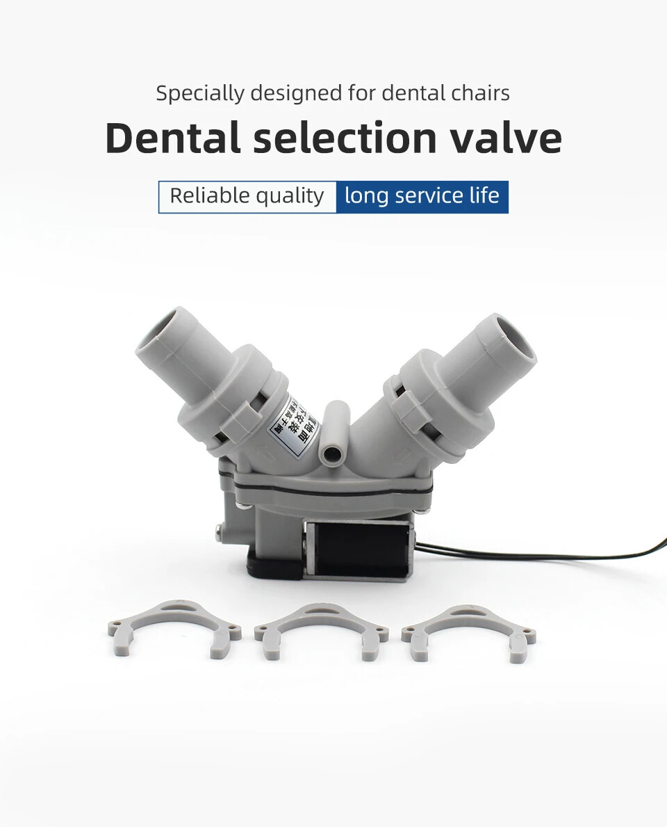 Dental Selection Valve Suction Unit Elctronically Controlled Position Valve