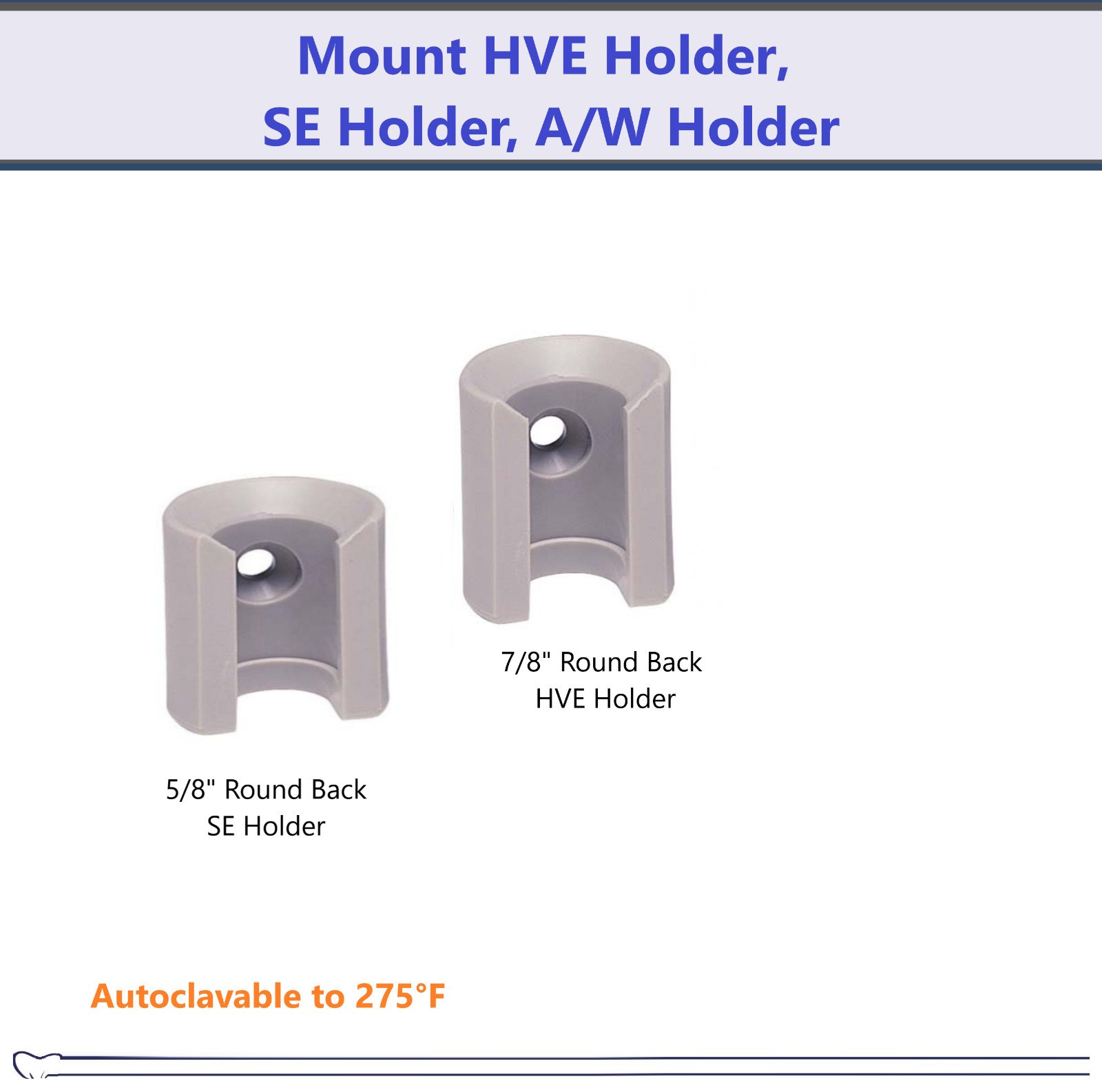 Dental Holder Assy, Standard For Handpieces, A/W syringes, Saliva Ejectors, HVE