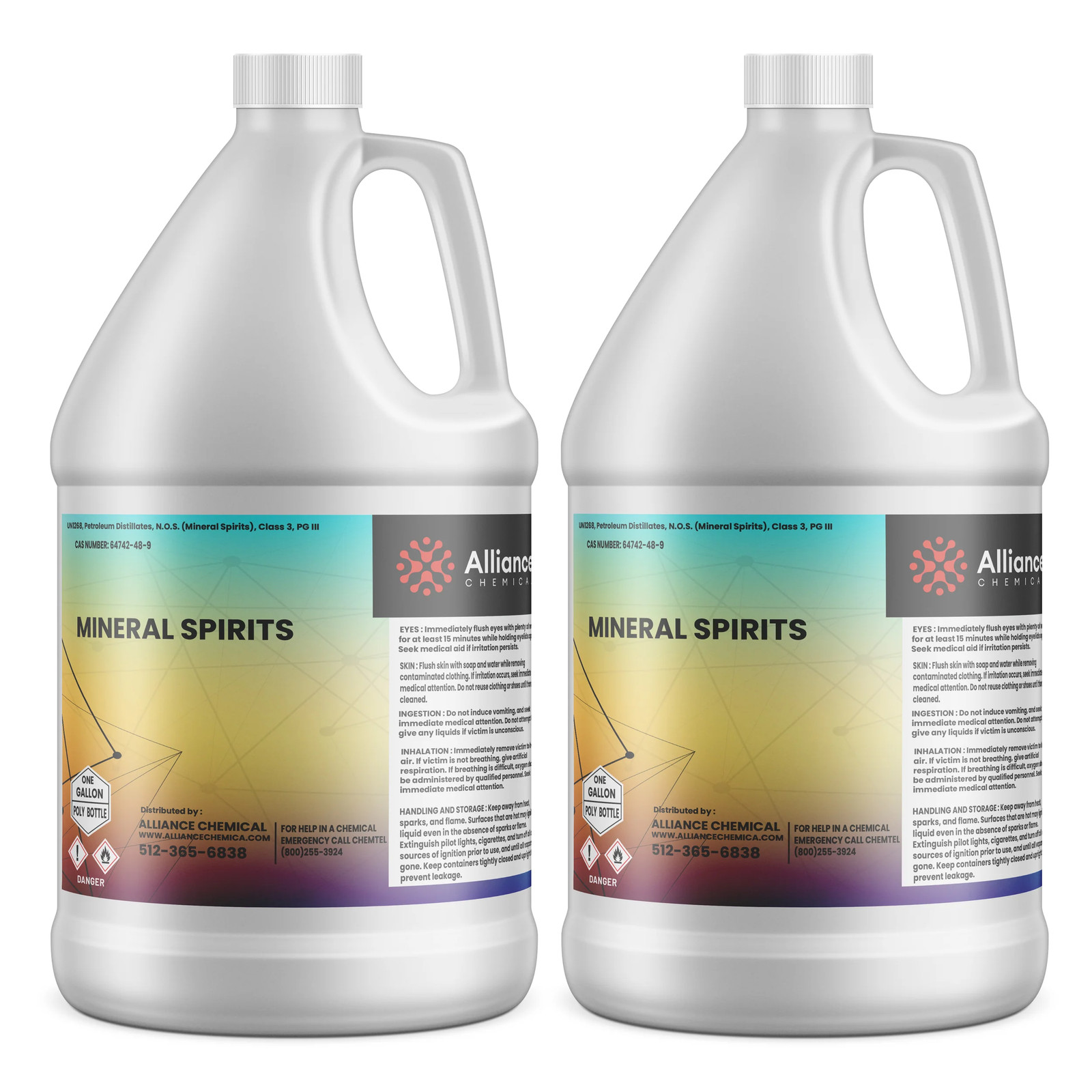 Mineral Spirits – Odorless Solvent & Thinner – 2 Gallons