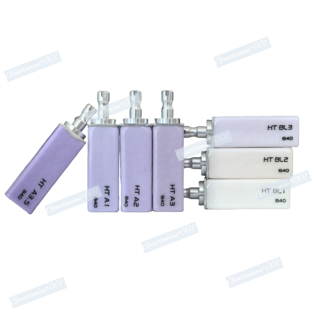 HT B40 Dental Glass Ceramic Lithium Block Cerec Emax CAD CAM HT Bridge Blocks