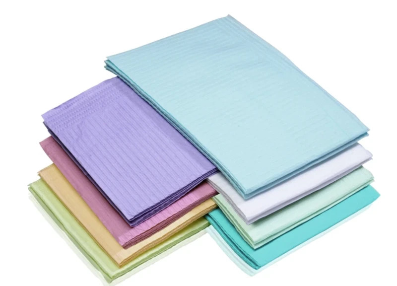 Patient Bibs Dental Medical Tattoo Piercing 2 Ply + 1 Poly, 13″x 18″, 500/case