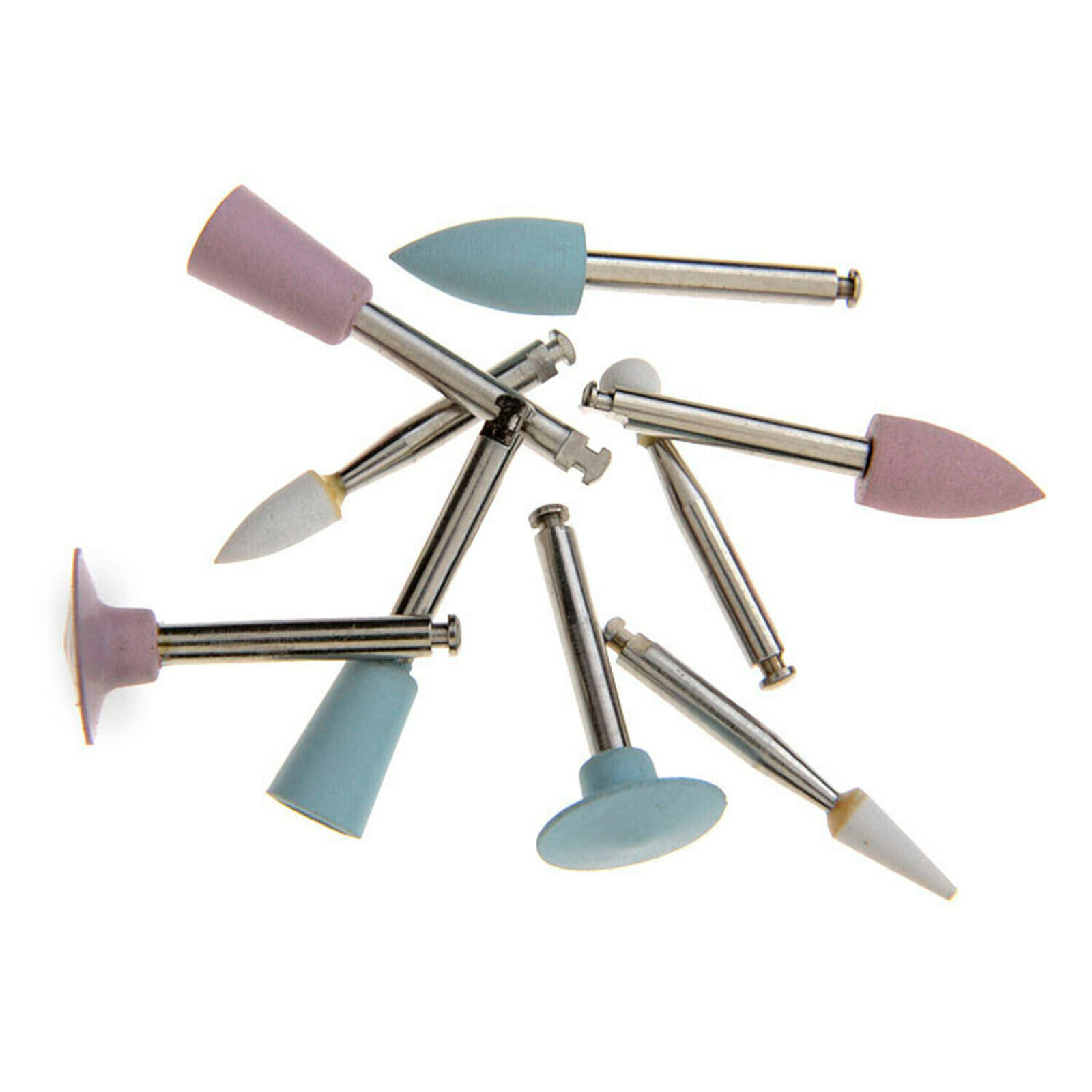 Dental Composite Polishing Kit Diamond Burs Cups Ceramics RA HP FG Shank Type