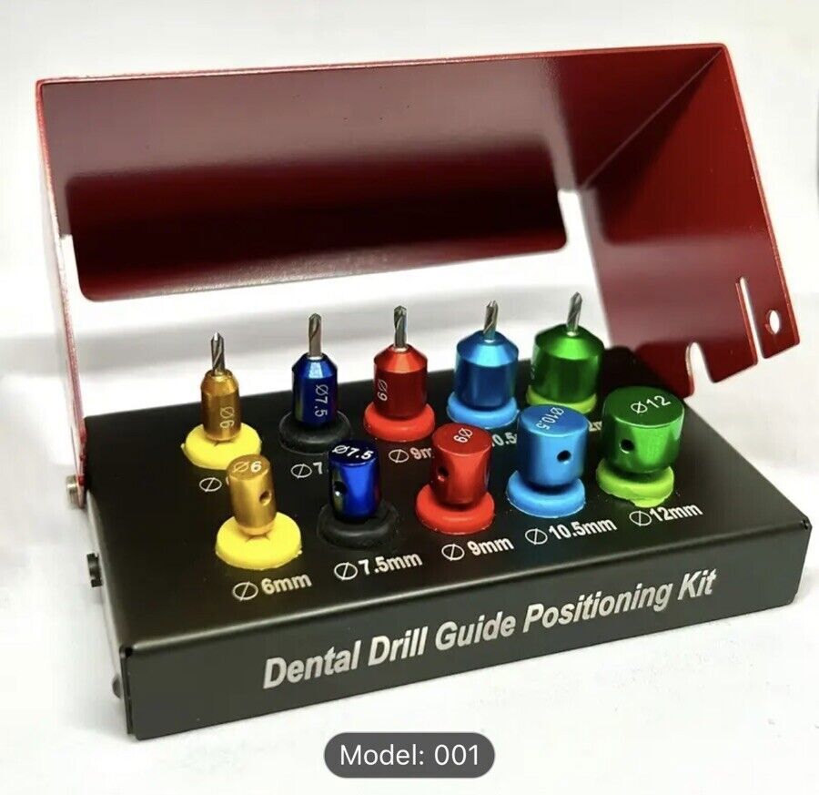 Dental Drill Implants Guide & Positioning Kit Titanium Guided Bur Surgery Pins