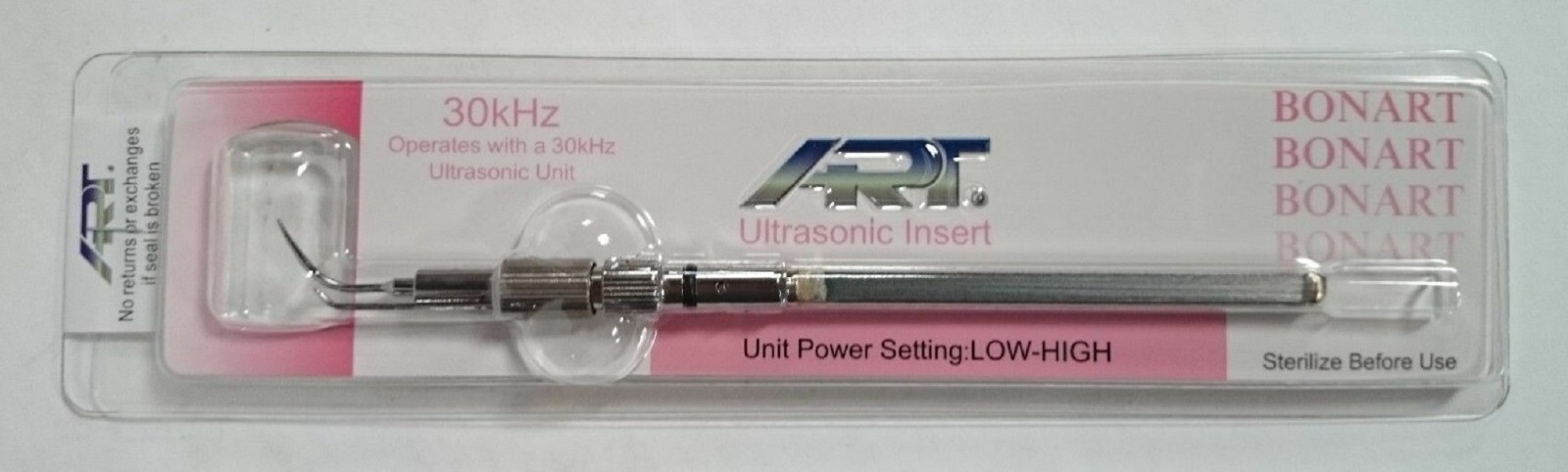 Dental Cavitron Ultrasonic Insert Tip P-10 Universal 30K Bonart 16HR Metal Grip