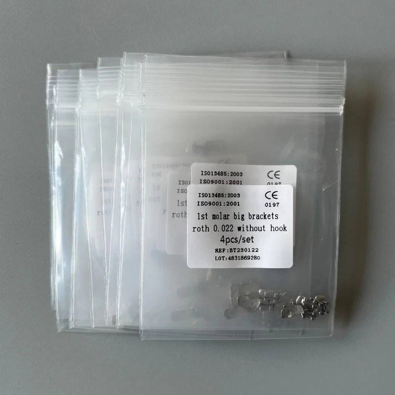 20 Dental 1st Brackets Molar Wide Big Bracket Orthodontic Roth 022 No Hooks