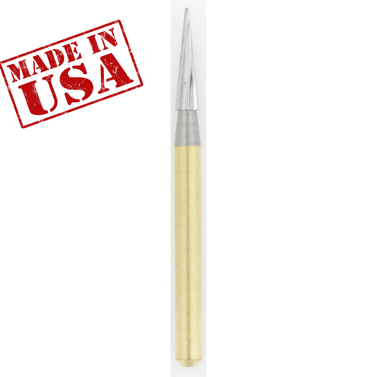 Carbide Burs 12BLADE TRIMMING & FINISHING EF6 Made in USA Top Quality (100-10)PK