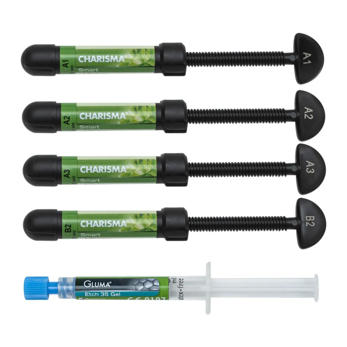 Heraeus Kulzer Charisma Smart Composite 4 Syringe Kit for Versatile Dental Use