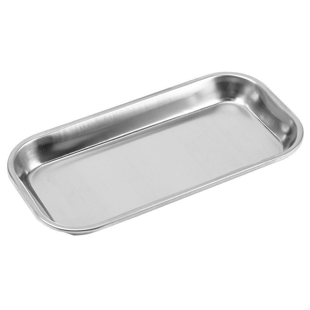 Multi-Purpose Dental Medical Stainless Steel Instrument Trays Tattoo Flat Tray