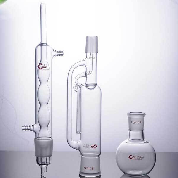 Laboratory 60ml-1000ml Soxhlet Extractor Kit Glassware Condenser Extraction Set