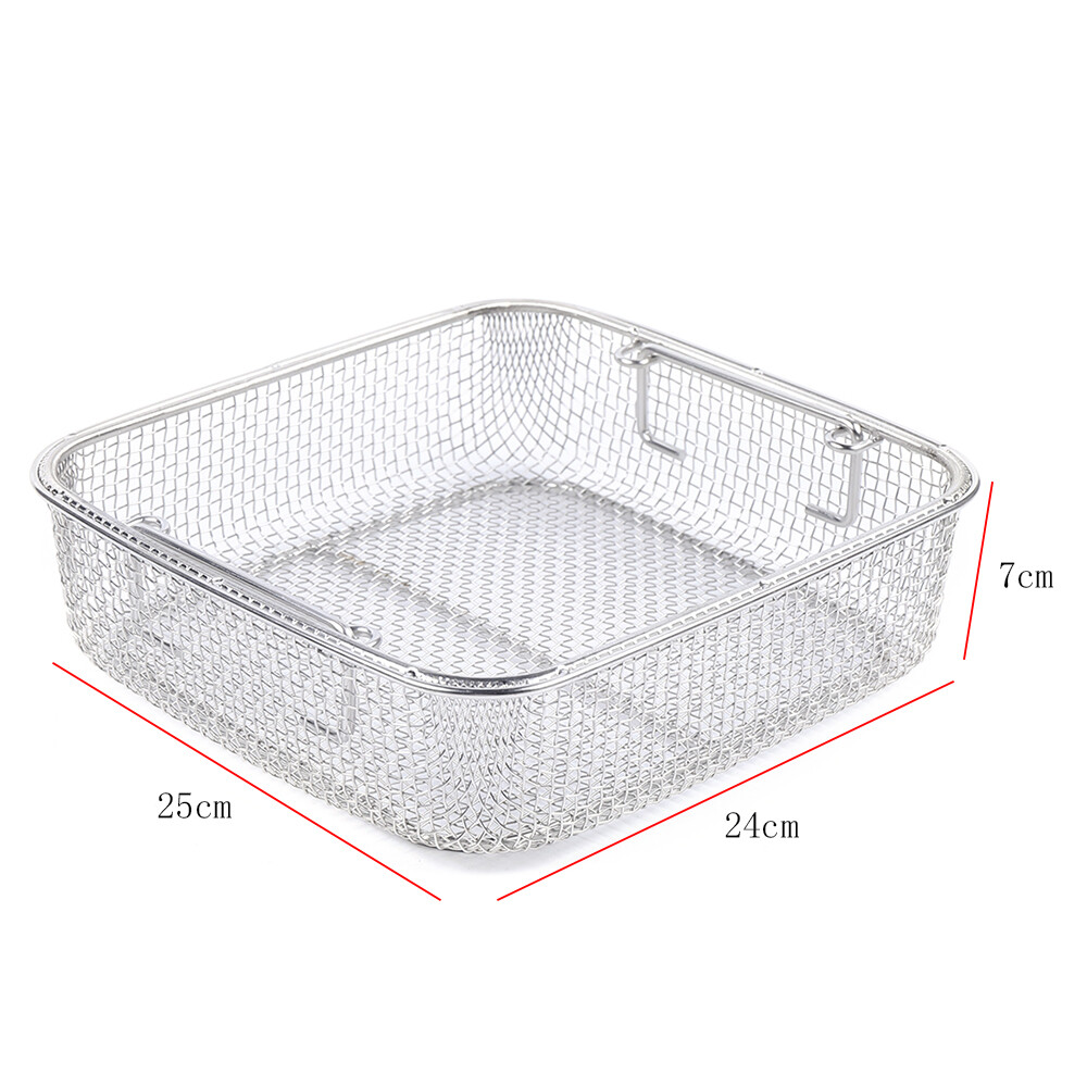 Mesh Tray Wire Basket Sterilization Cleaning Tray Surgical Holding Instruments