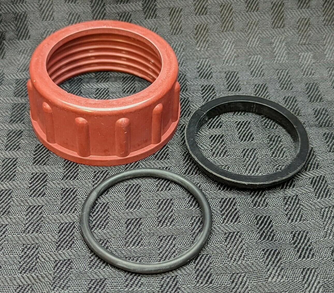Laboratory 45/50 45mm Rodaviss Threaded Cap Assembly w/ O-Ring, Loosening Ring