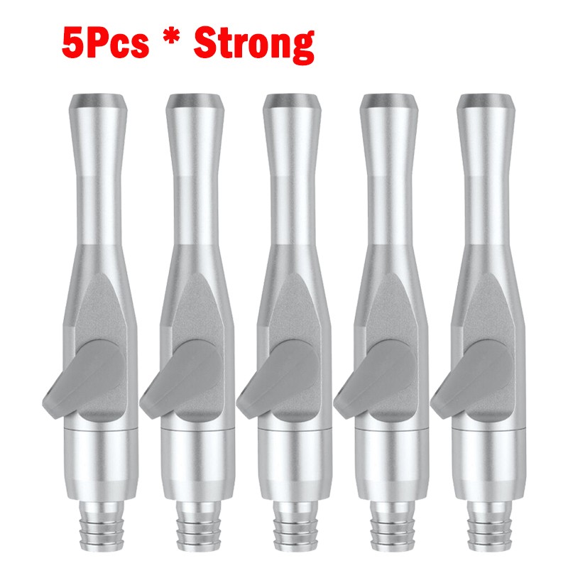 5PCS Dental Oral Saliva Ejector Suction Long Strong Handpiece Tip HVE Valve